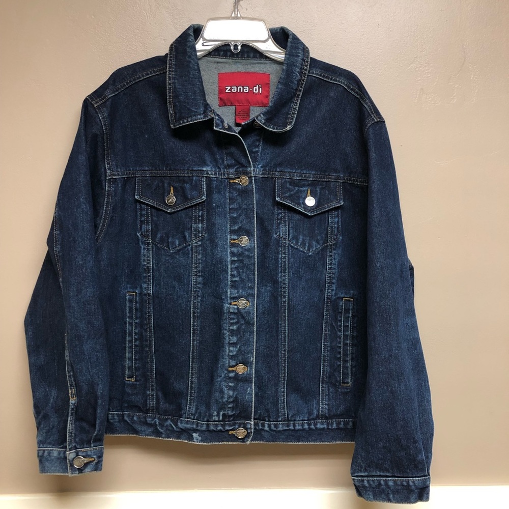 Zana di jean jacket 2X dark blue
